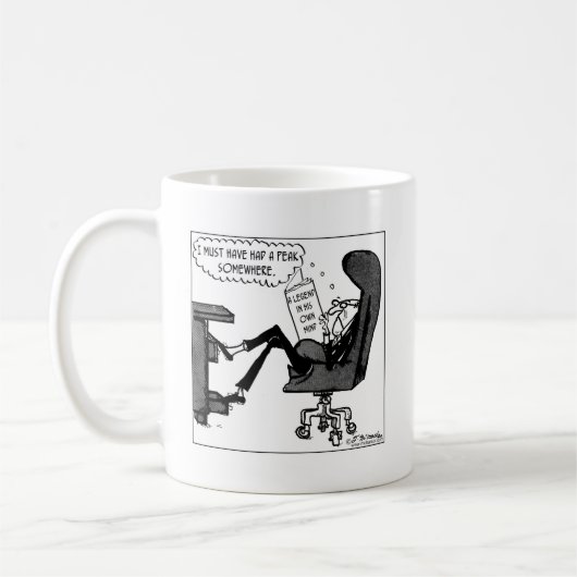 Eine Legende in seinem eigenen Verstand Kaffeetasse (Links)