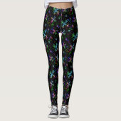 Eine Legging mit Sternen. Leggings (Vorderseite)