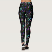 Eine Legging mit Sternen. Leggings (Rückseite)