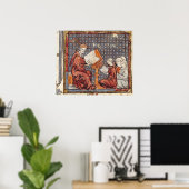 Eine Lehre der Philosophen in Paris Poster (Heimbüro)