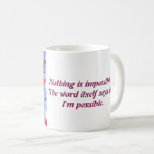 Eine leicht gesprochene Wahrheit Kaffeetasse (VorderseiteRechts)