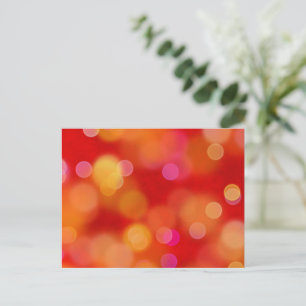 Eine Leidenschaft für Weihnachtsmuster (rot) Postkarte