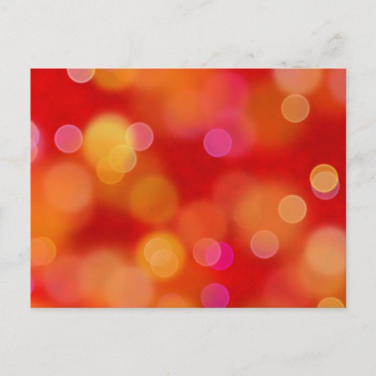 Eine Leidenschaft für Weihnachtsmuster (rot) Postkarte (Vorderseite)