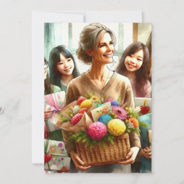 Eine Leinwand der Dankbarkeit Einladung