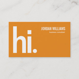 Eine leistungsstarke Hi - Modern Business Card - O Visitenkarte