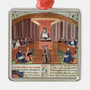 Eine Lektion in der Theologie beim Sorbonne Ornament Aus Metall