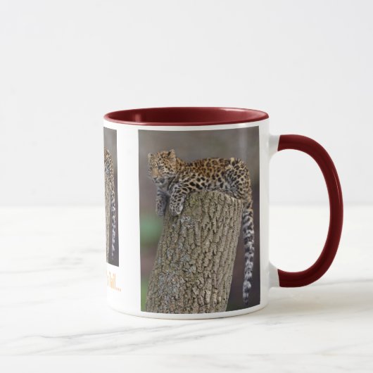 Eine Leoparden-Schwanz-Tasse Tasse (Rechts)