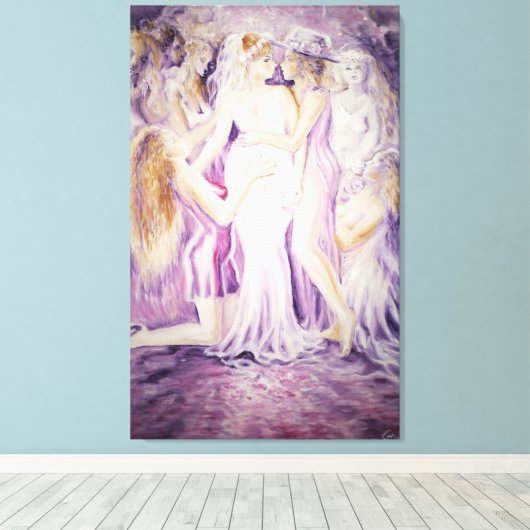 Eine lesbische Diva Leinwanddruck (Insitu (Holzboden))