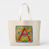 Eine Letter-Tasche Jumbo Stoffbeutel (Rückseite)