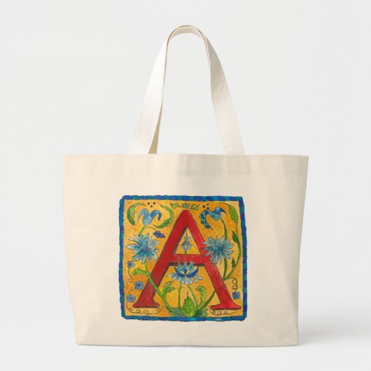 Eine Letter-Tasche Jumbo Stoffbeutel (Vorne)