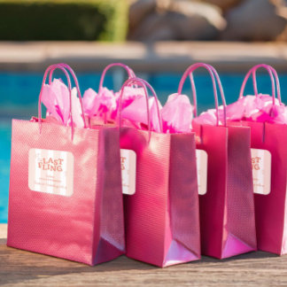 Eine letzte Fling-Bachelorette Quadratischer Aufkleber