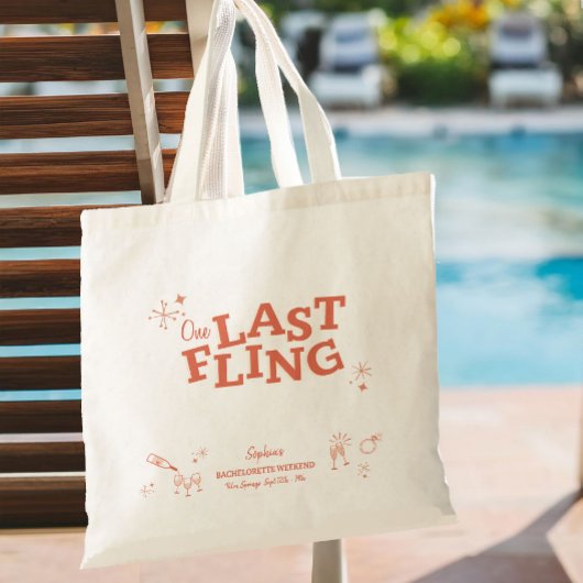 Eine letzte Fling-Bachelorette Tragetasche