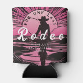 Eine letzte Rodeo Bachelorette Dosenkühler (Rückseite)