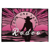 Eine letzte Rodeo Bachelorette Große Geschenktüte (Rückseite)
