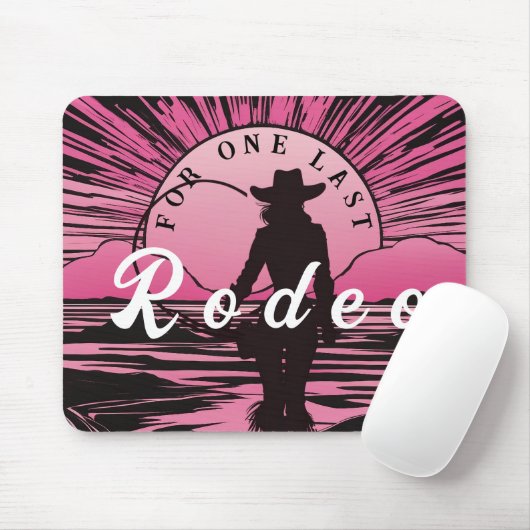 Eine letzte Rodeo Bachelorette Mousepad (Mit Mouse)