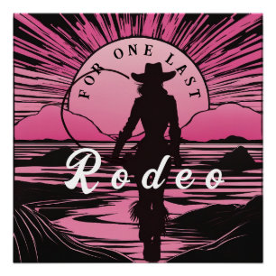 Eine letzte Rodeo Bachelorette Poster