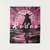 Eine letzte Rodeo Bachelorette Wandteppich (Vorderseite)