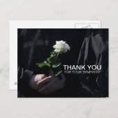 Eine letzte Rose Postkarte (Vorne/Hinten)