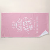 EINE LETZTE SACHE VOR DEM RING STRANDTUCH (Vorderseite)