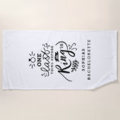 EINE LETZTE SACHE VOR DEM RING STRANDTUCH (Vorderseite)