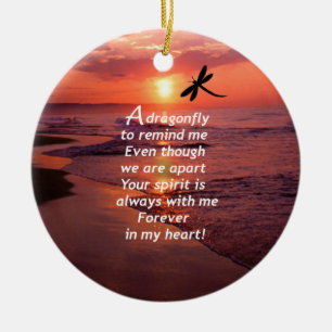 Eine Libelle, zum ich zu erinnern Keramikornament