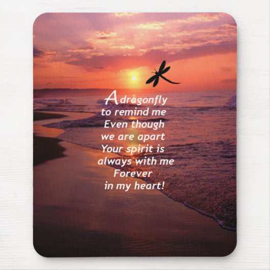 Eine Libelle, zum ich zu erinnern Mousepad (Vorne)