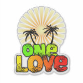 Eine Liebe Aufkleber (Vorderseite)