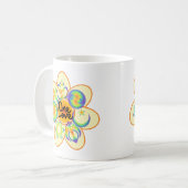 Eine Liebe Blume Kaffeetasse (Vorderseite Links)