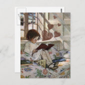 Eine Liebe des Lesens Postkarte (Vorne/Hinten)