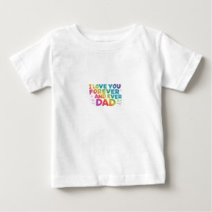 Eine Liebe, die für immer anhält: Vater Baby T-shirt