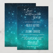 Eine Liebe, die in der Himmelshochzeit geschrieben Einladung (Vorne/Hinten)