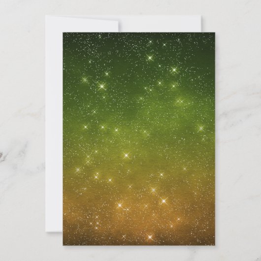 Eine Liebe, die in der Himmelshochzeit geschrieben Einladung (Rückseite)