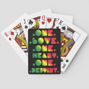 EINE LIEBE, EIN HERZ, EIN ZIEL. SPIELKARTEN