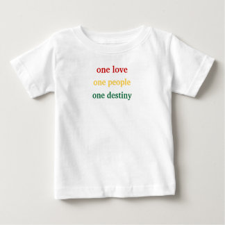eine Liebe, eine Leute, ein Schicksal Baby T-shirt