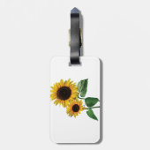 Eine Liebe einer Sonnenblume Gepäckanhänger (Rückseite vertikal)