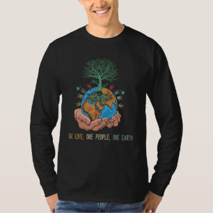 Eine Liebe Eins Menschen - ein Weltfriedenstag T-Shirt