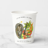 Eine Liebe erste Geburtstagsparty Pappbecher (Rückseite)