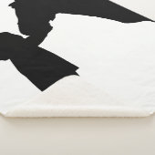 Eine Liebe für Mädchen und ihre Pferde Silhouette Sherpadecke (3/4)