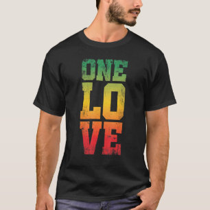 Eine Liebe für Reggae Rasta 2 T-Shirt