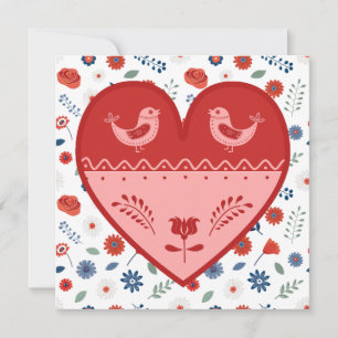 Eine Liebe für Sie Feiertagskarte