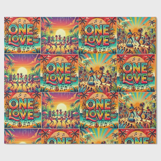 Eine Liebe Geschenkpapier (Flach)