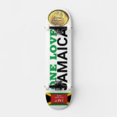 Eine LIEBE JAMAICA Skateboard (Vorderseite)
