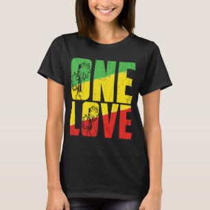 Eine Liebe Jamaica Vacation Jamaican Reggae Music T-Shirt