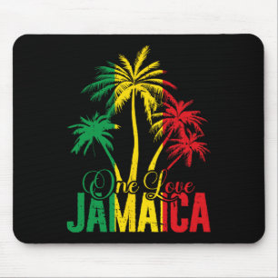 Eine Liebe Jamaika Jamaikanischer Urlaub Reggae Pa Mousepad