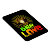Eine Liebe Jamaika Magnet (Rechte Seite)