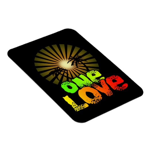 Eine Liebe Jamaika Magnet (Rechte Seite)