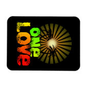 Eine Liebe Jamaika Magnet (Horizontal)