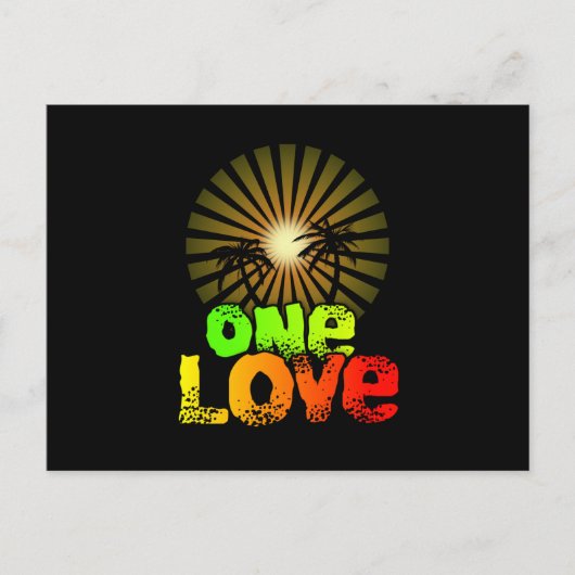 Eine Liebe Jamaika Postkarte (Vorderseite)