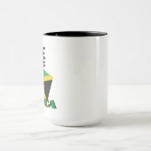 Eine Liebe Jamaika-Tasse Tasse (Zentrum)