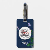 Eine Liebe & LIVE LIEBE LAUGH Gepäckmarke Gepäckanhänger (Rückseite vertikal)